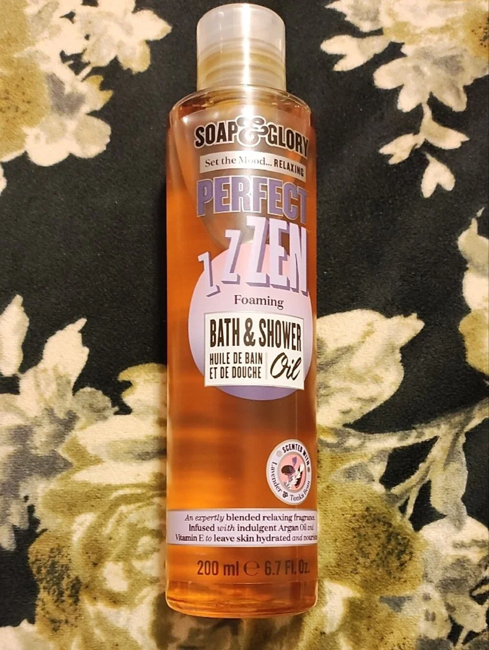 Soap & Glory Perfect 17 Zen Foaming Bath & Shower Oil - Orange with Gold Label